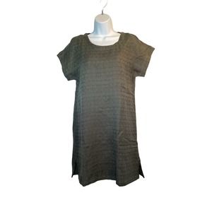Soft Surrounding Remi Gauze Shirt Dress Green Womens Size PXS